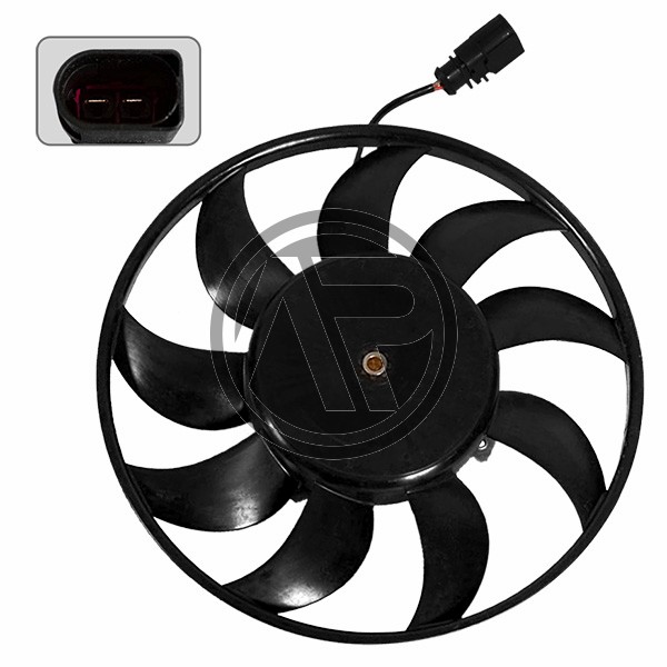 Motores Ventilacao Radiador Motor Ventilador Vag Golf Vii Mm Q Ah