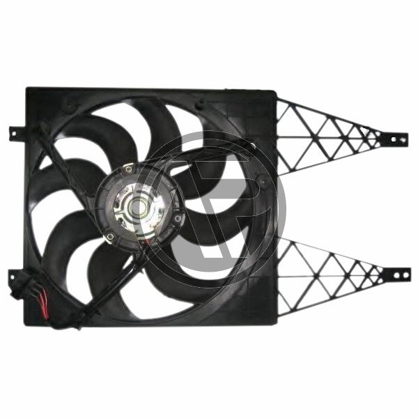 Motores Ventilacao Radiador Motor Ventilador Vag Mm Polo Ibiza Completo Q Aekit